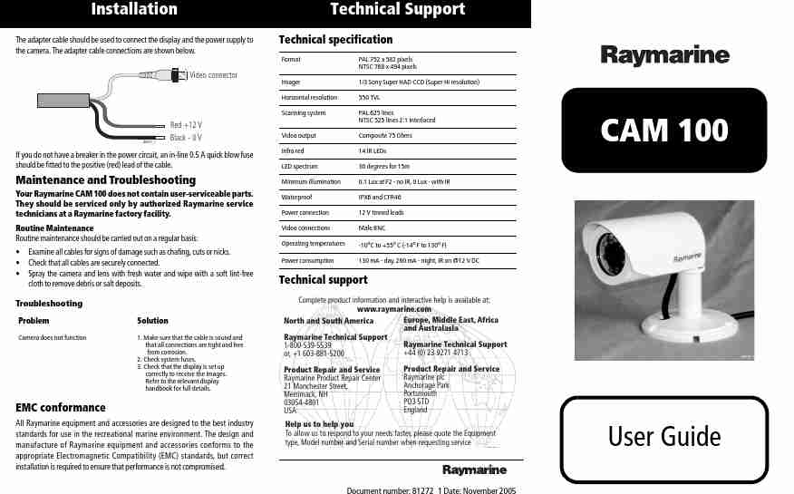 Raymarine Fish Finder CAM100-page_pdf
